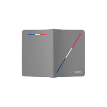 Red-white passport protector rainbow