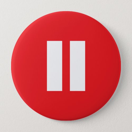 Red  White Pause Button