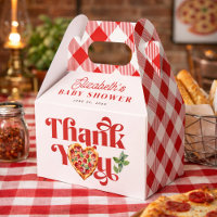 Red White Pizza Themed