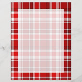 Red White Plaid Tartan (Front)