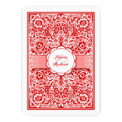 Red & White Playing Card - Hearts Wedding Invite