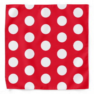 Red & White Polka Dots Bandana
