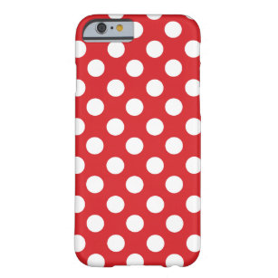Red & White Polka Dots Barely There iPhone 6 Case