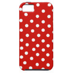 Red White Polkadot Iphone Se/5/5s Case at Zazzle
