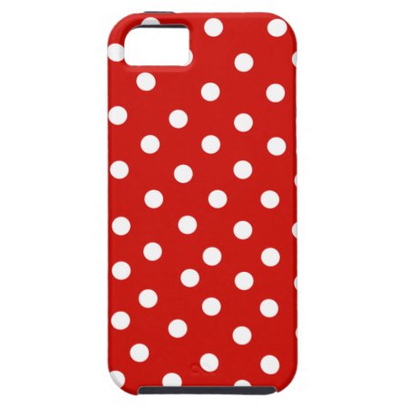 Red White Polkadot Iphone Se/5/5s Case