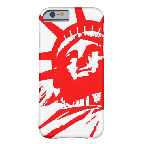 Red  White Pop Art Lady Liberty iPhone 6 Case