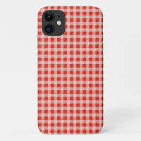 red white quilted gingham