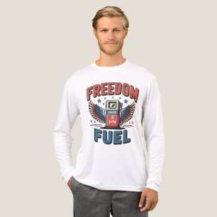 Red White & Refueled Patriotic 4th of July Tri-Blend Shirt