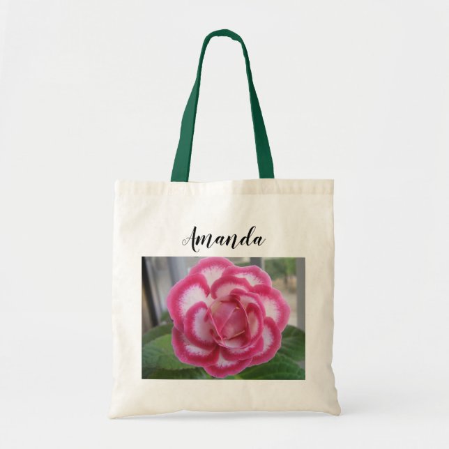 Red white rose, a personalized bag for your brides (Front)