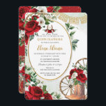Red White Roses Charro Boots Sweet 16 Quinceañera Invitation<br><div class="desc">Personalize this vibrant red and white floral Quinceañera / Sweet 16 birthday invitation easily and quickly. Simply click the customize it further button to edit the texts, change fonts and fonts colors. Featuring bright red, white roses , floral adorned cowboy boots and wild west elements. Matching items available in store....</div>