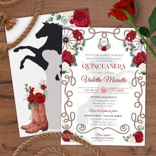 Charra Quinceanera Invitation Printable DIY