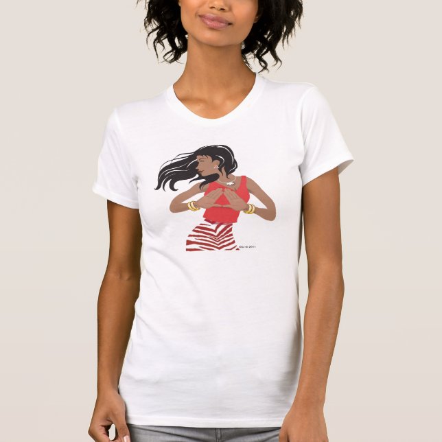 Red & White Sorority Sisterhood T-Shirt (Front)