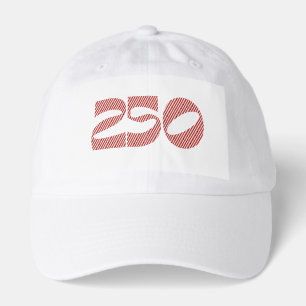 Red White Stripe Blue Stars America 250 Birthday Hat