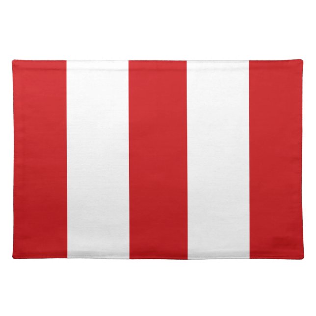 Red & White Stripe Placemat Gift (Front)