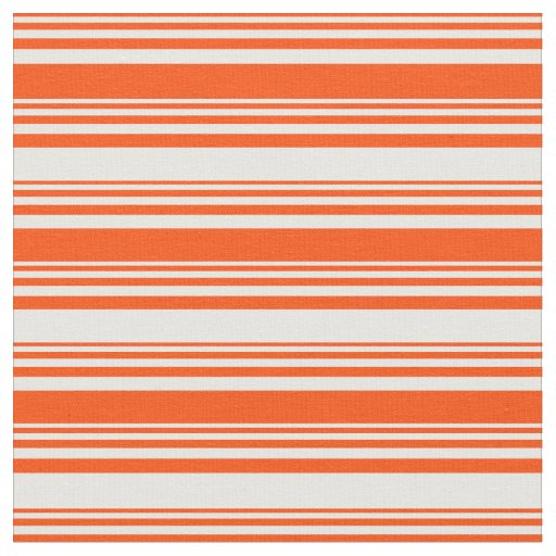Red & White Striped Pattern Fabric