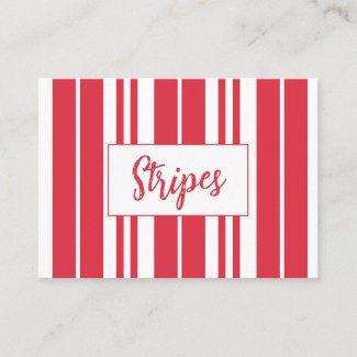 Red White Stripes Coastal Seaside 
