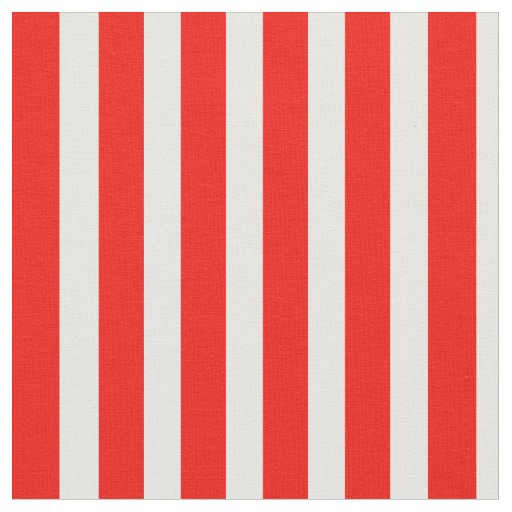 Red White Stripes Fabric
