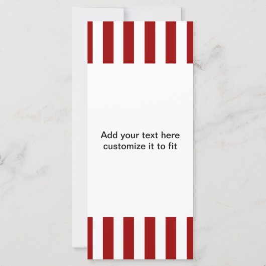 Red White Stripes Pattern (Front)