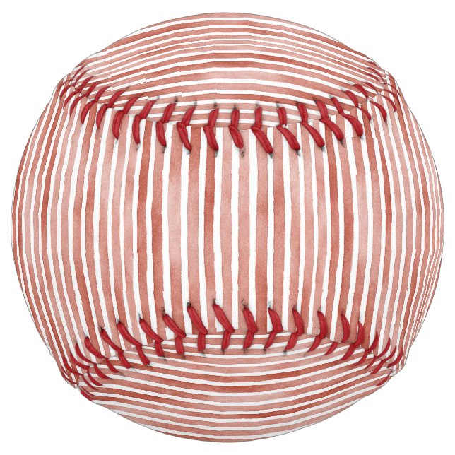 Red White Stripes Softball (Front)