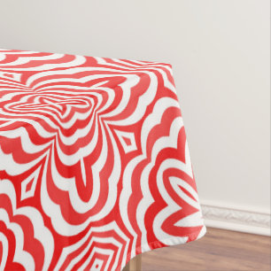 Red & White Tablecloth