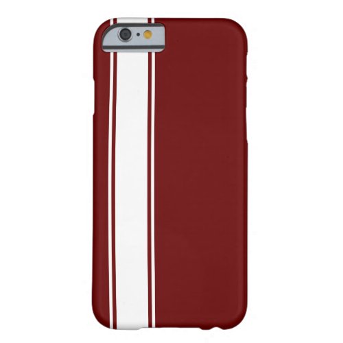 Red  White Team Jersey Stripe iPhone 6 Case