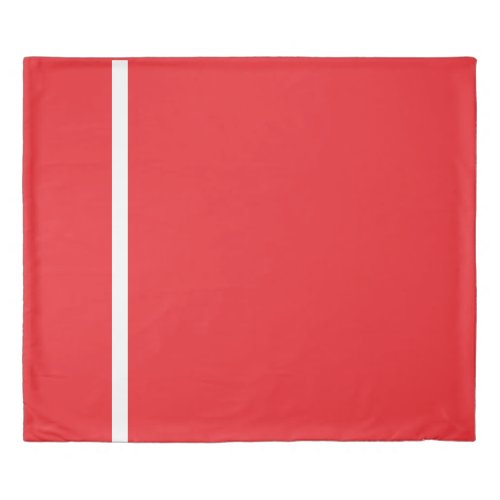 Red + White Trim King Size 