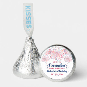 Red, White & Two! 4th Of July 2nd Birthday Party Hershey®'s Kisses®