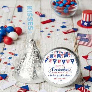 Red, White & Two! 4th Of July 2nd Birthday Party Hershey®'s Kisses®