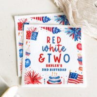 Red White & Two 4th of July 2nd Birthday Party