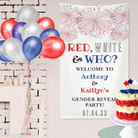 Red, White & Who? 4th Of July Gender Reveal Party