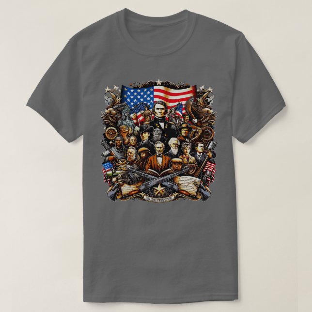 Red White You Liberty Threads presents T-Shirt (Design Front)
