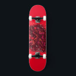 Red Wild Bull Running in Starry Night Skateboard<br><div class="desc">Your Text - Magic Red Neon Bull Running - Amazing Starry Night Zodiac Animal Drawing - Choose / Add Your Unique Text / Color - Make Your Special Gift - Resize and move or remove and add elements / image with customization tool ! - Drawing and Design by MIGNED. You...</div>