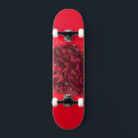 Red Wild Bull Running in Starry Night Skateboard<br><div class="desc">Your Text - Magic Red Neon Bull Running - Amazing Starry Night Zodiac Animal Drawing - Choose / Add Your Unique Text / Color - Make Your Special Gift - Resize and move or remove and add elements / image with customization tool ! - Drawing and Design by MIGNED. You...</div>