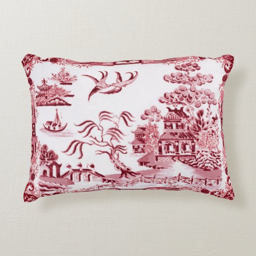 Red Willow Accent Pillow