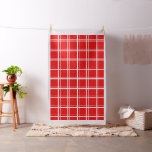 Red Windowpane Fabric