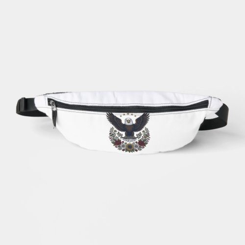 Red Wine and Blue Patriotic Wine Lover Fanny Pack