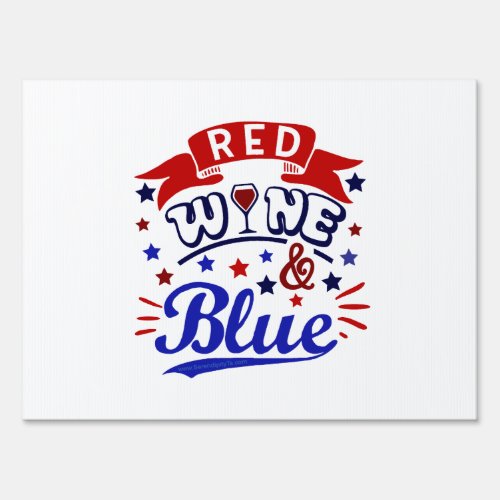 Red Wine and Blue Sign