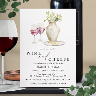 Wine Bridal Shower Invitation in Frederick, Maryland – LANGO'S