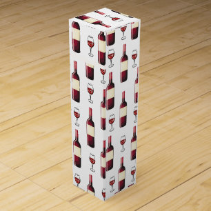 Red Wine and Wine Glass Box