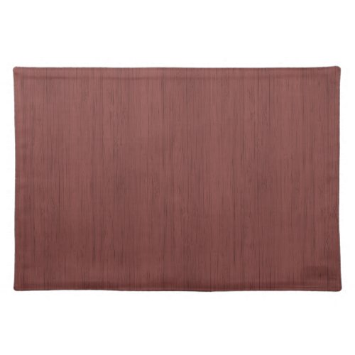 Red Wine Bamboo Wood Grain Look Cloth Placemat