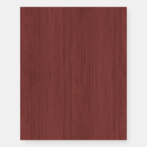 Red Wine Bamboo Wood Grain Look Foam Board