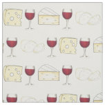 Red Wine Brie Swiss Mozzarella Cheese Tasting Fabric