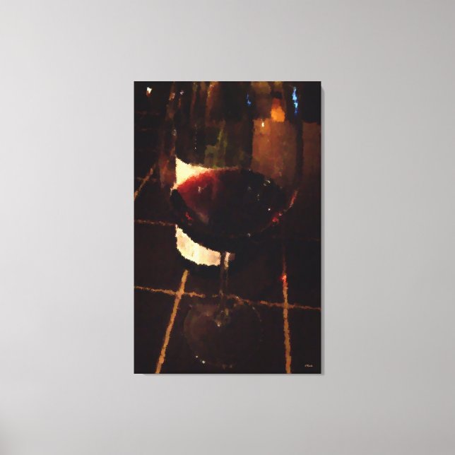 Red Wine Canvas Print (Front)
