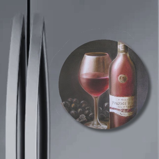 Red Wine Car Magnet (Creator Uploaded)