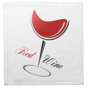 Red Wine Cloth Napkin