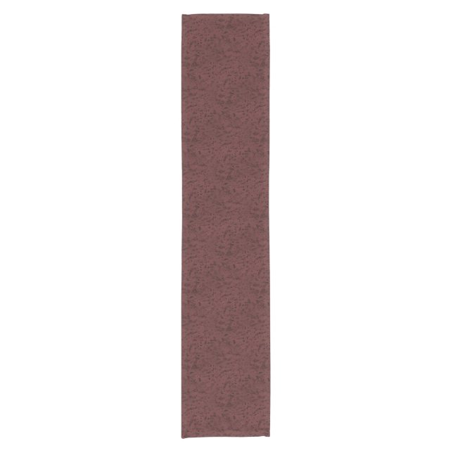 Red Wine Cork Look Wood Grain Short Table Runner (Front)