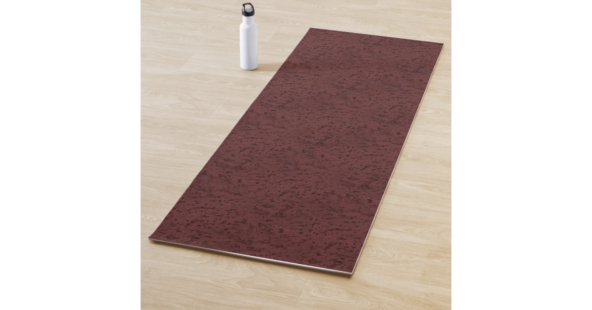 Red Wine Cork Look Wood Grain Yoga Mat Zazzle Com