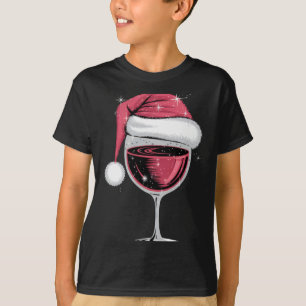 Red Wine Gl Christmas Funny Christmas Xmas T Shirt