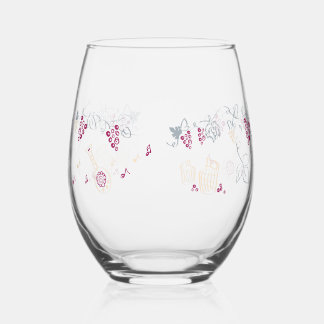 Red wine glass