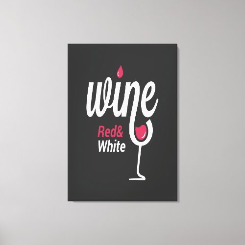 Red Wine Glass Canvas Print